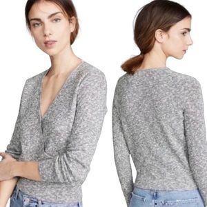 Madewell Wrap-Front Pullover Sweater. Women’s size L.